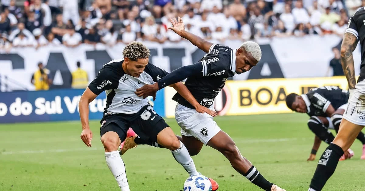 Corinthians não aproveita bom início e empata com botafogo em jogo polêmico