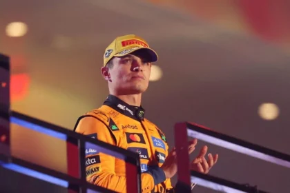 Site oficial da fórmula 1 exibe erroneamente título de lando norris