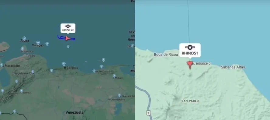 2025/12 — aviões dos eua sobrevoam venezuela com radares desligados após alerta de trump