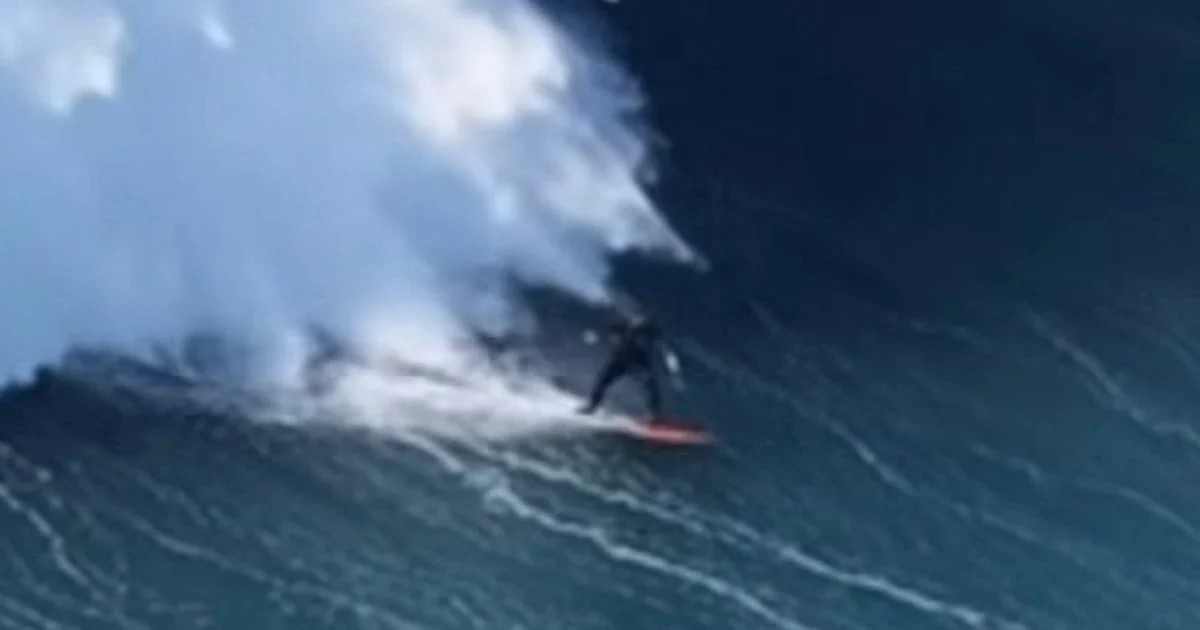 Carlos burle: onda gigante quase o nocauteia em nazaré!