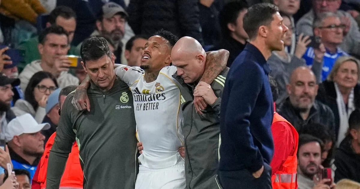 Militão: nova lesão devastadora põe real e copa em alerta máximo