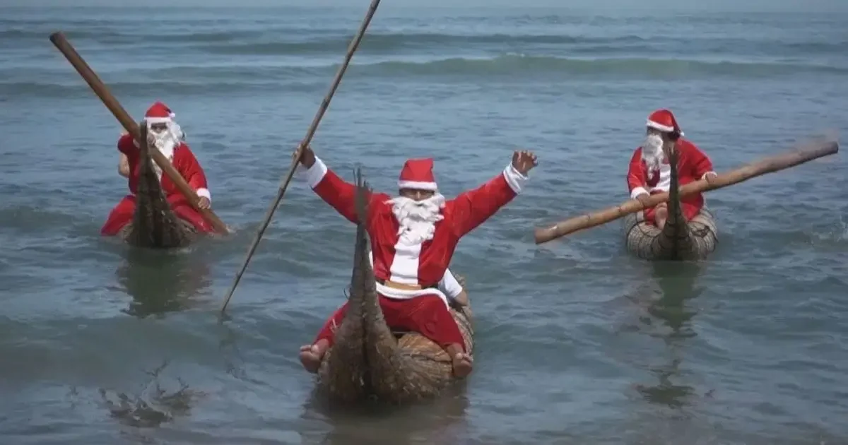 Pescadores noel: tradição e festa invadem as águas do peru