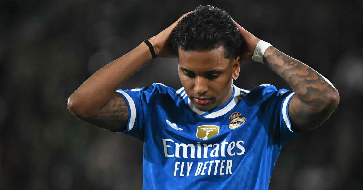 Rodrygo atinge marca negativa no real madrid com 30 jogos sem gols