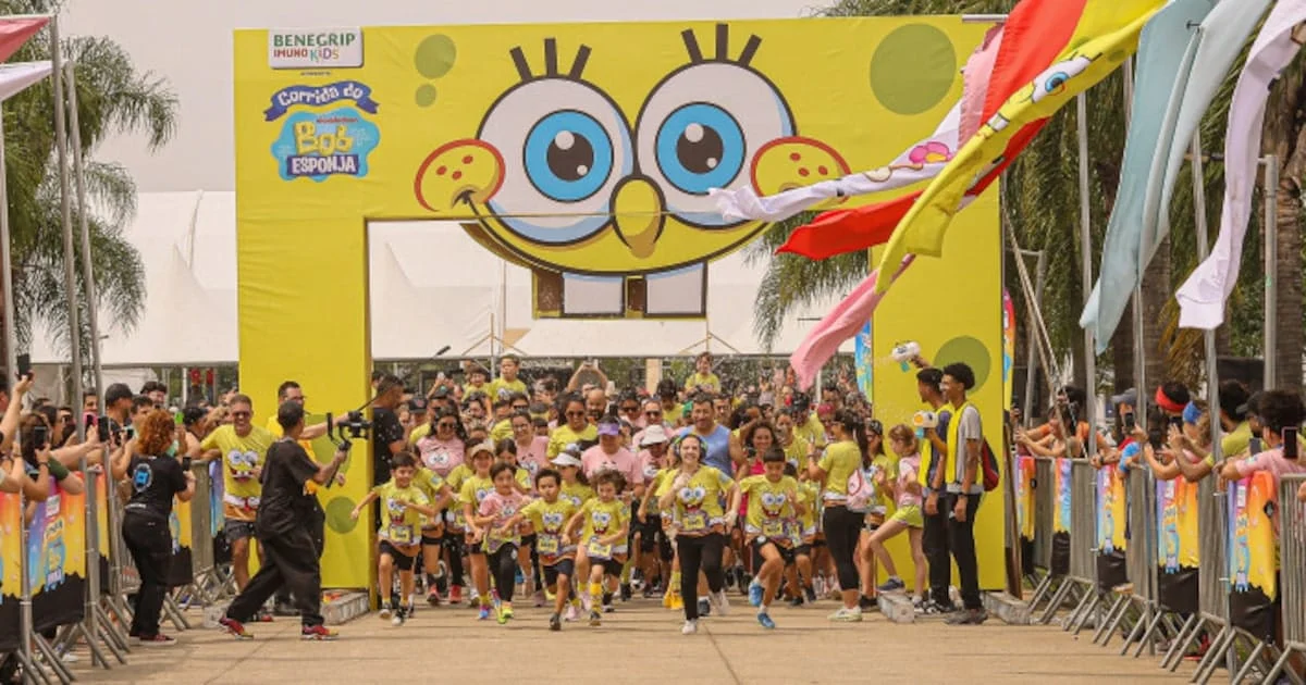 Bob esponja invade sp! Inscreva se já na corrida temática!