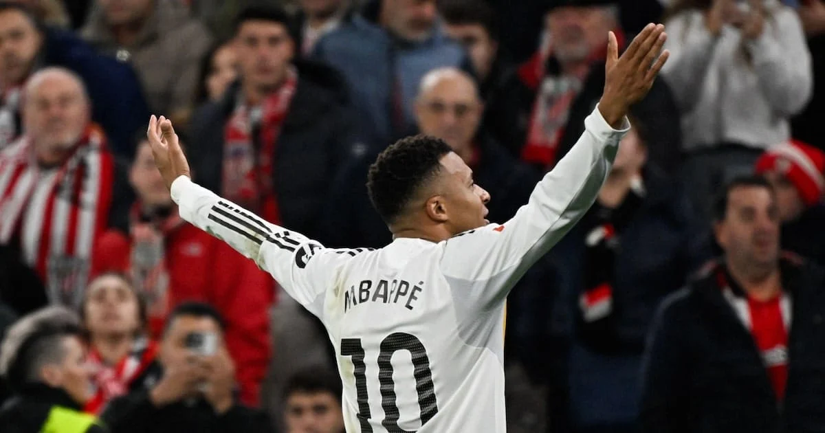 Real madrid destrói bilbao: mbappé brilha e assume a ponta!