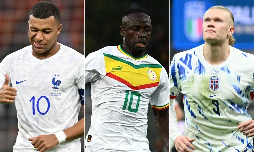 Copa 2026: mbappé, mané e haaland juntos no grupo da morte!