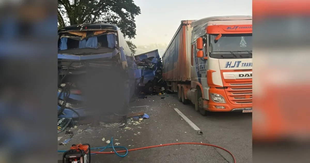 2025/12 — engavetamento devastador na dutra em taubaté: acidente com seis veículos deixa um morto e 37 feridos, causando vazamento de combustível e 20 km de congestionamento
