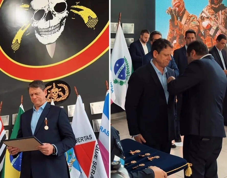 Tarcísio exalta bope e gera polêmica no futebol carioca