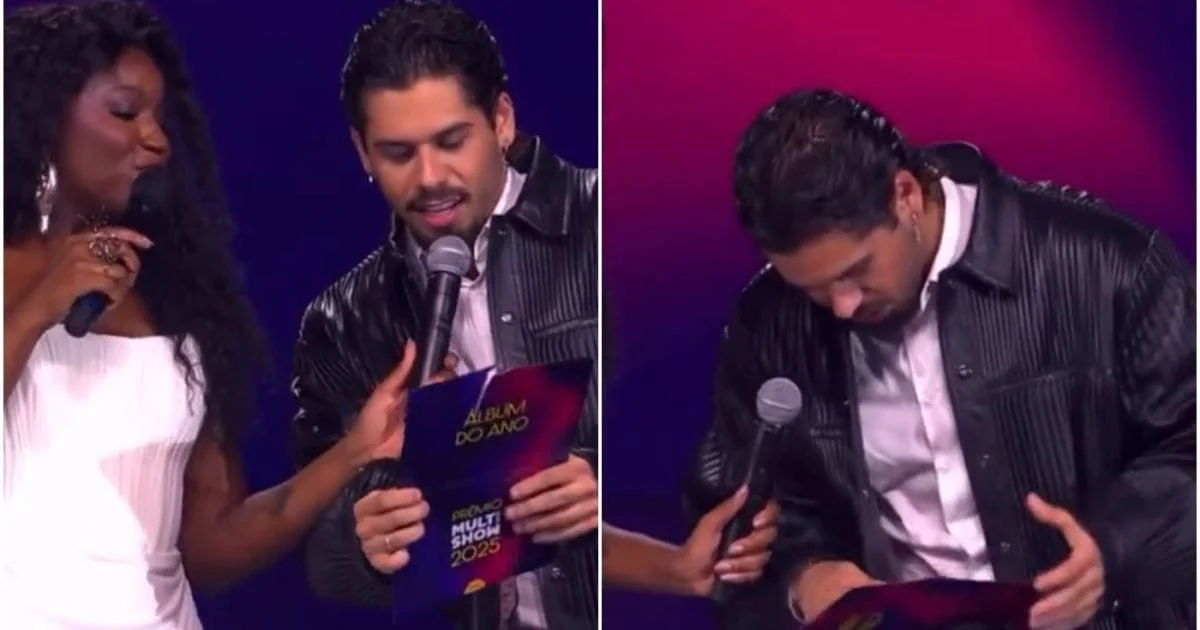 Zé felipe: falha de leitura no prêmio multishow gera memes e debate