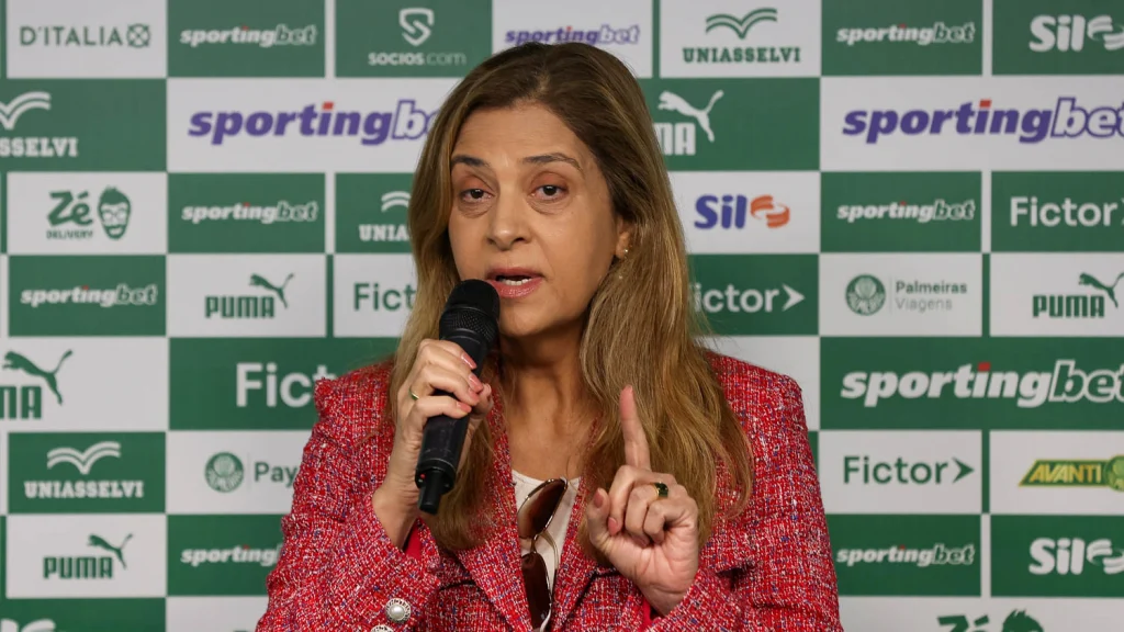 Leila pereira processa torcedores por pichações na sede do palmeiras