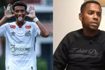 Robinho jr. Celebra aniversário do pai robinho na prisão por