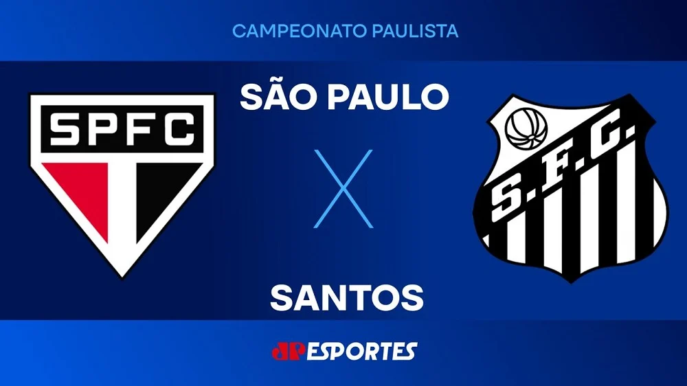 São paulo x santos: transmissão ao vivo do paulistão com