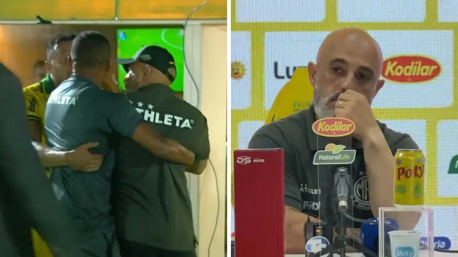 Técnico do mirassol, rafael guanaes, explode com arbitragem e é