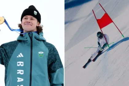 Lucas pinheiro briga por nova medalha no slalom nos jogos