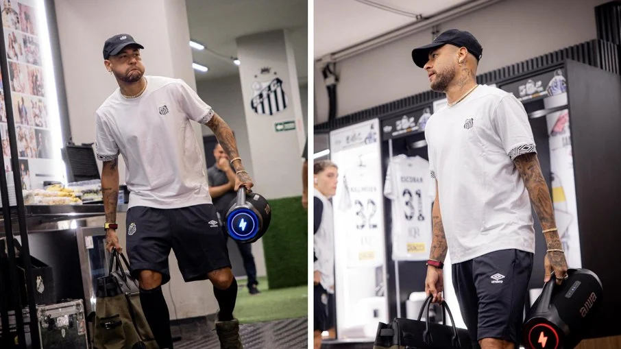 Neymar no banco, gabigol titular: escalação do santos define estratégia