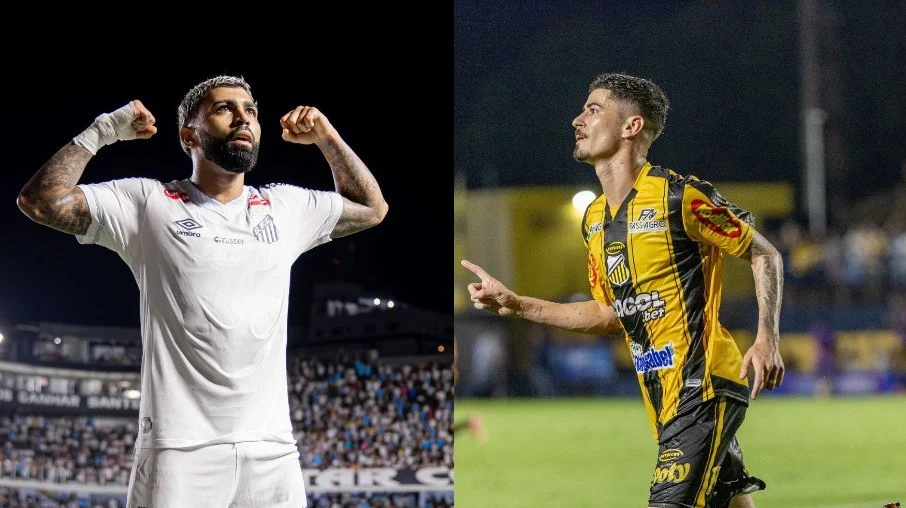 Neymar e gabigol em campo: santos enfrenta novorizontino nas quartas