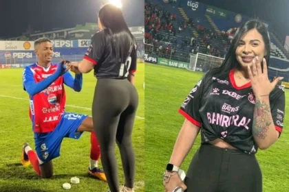 Jogador derrickson quirós pede namorada em casamento no estádio, viraliza,