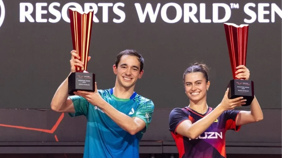 Hugo calderano e bruna takahashi: dupla brasileira conquista título inédito