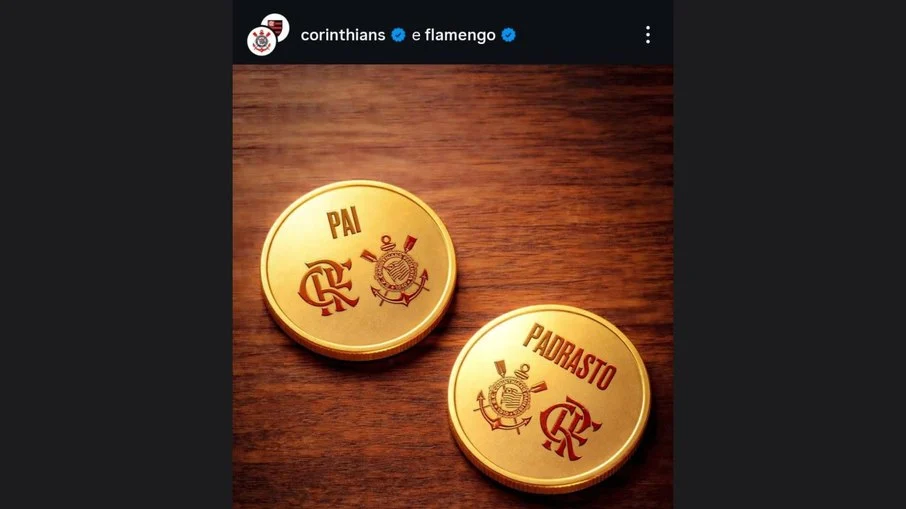 Corinthians e flamengo chocam fãs com provocação conjunta ao palmeiras