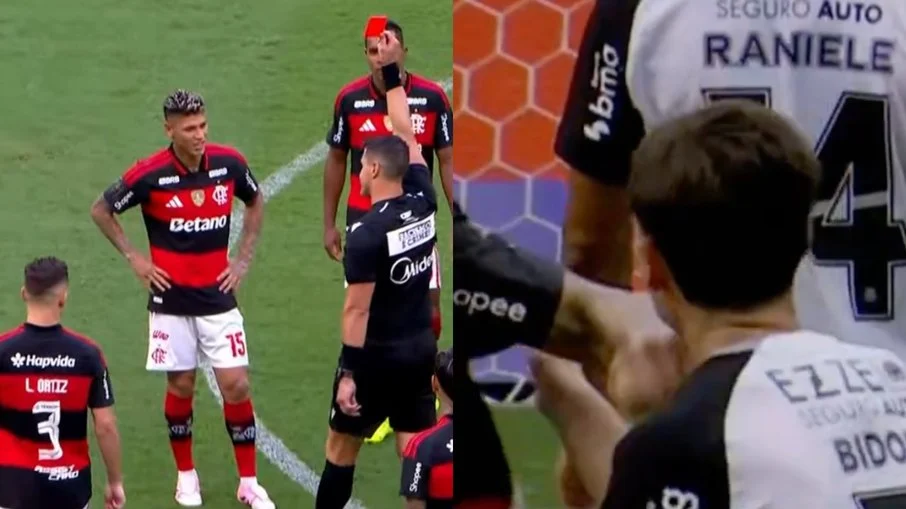 Cbf detalha expulsão inédita no var da supercopa: ‘conduta violenta’;