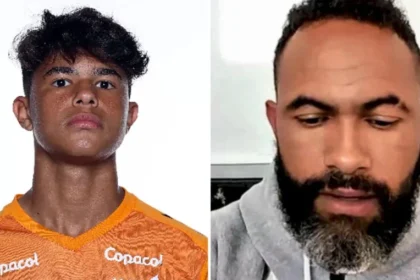 Bruninho, filho de eliza samudio, propõe a bruno o perdão