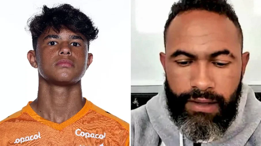 Bruninho, filho de eliza samudio, propõe a bruno o perdão