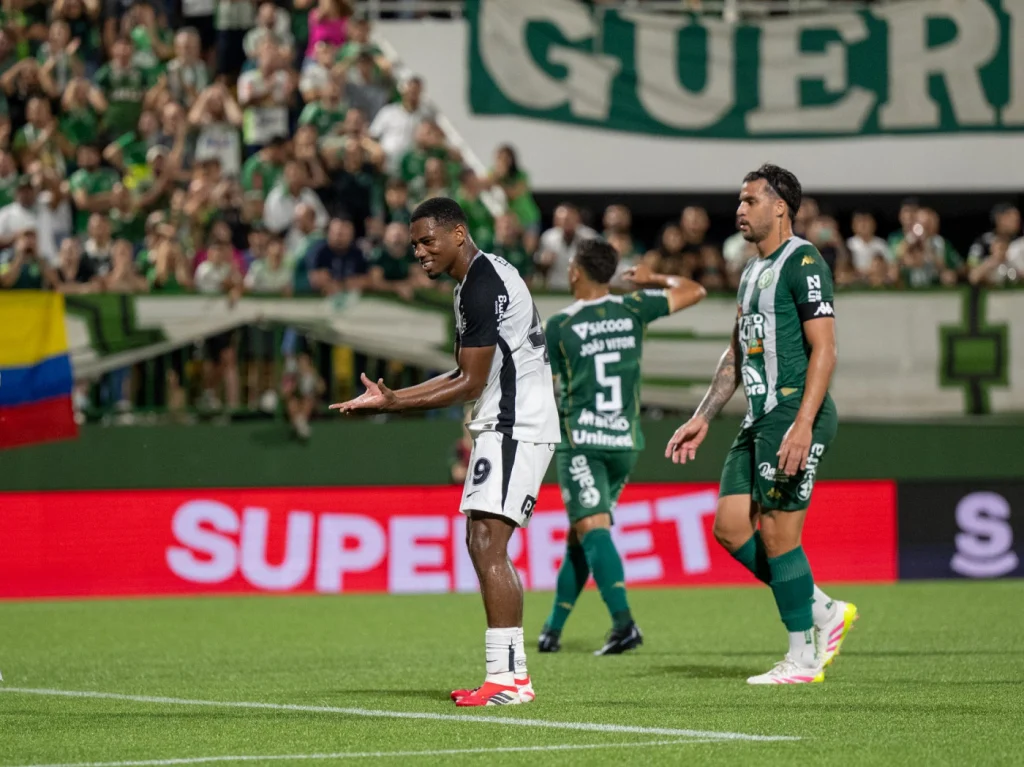 Corinthians e chapecoense empatam em jogo de poucas emoções