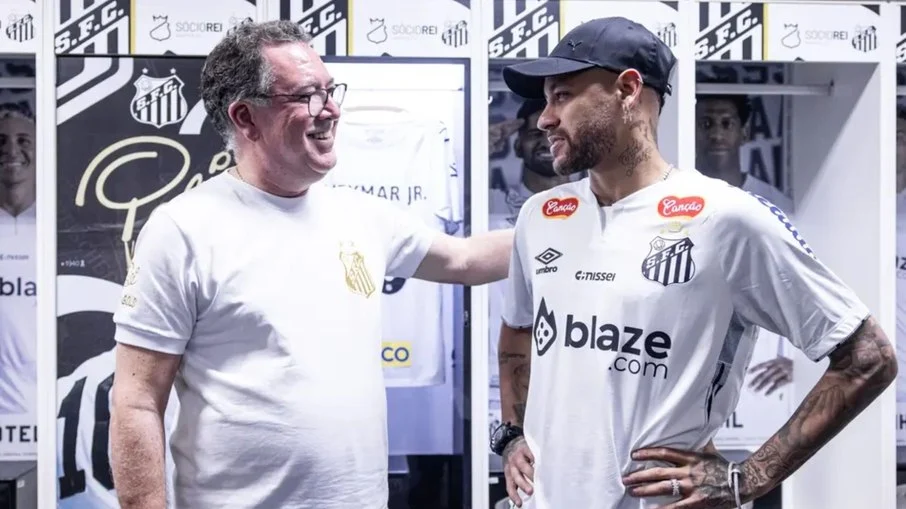 Neymar critica saída de joão basso, e presidente do santos,
