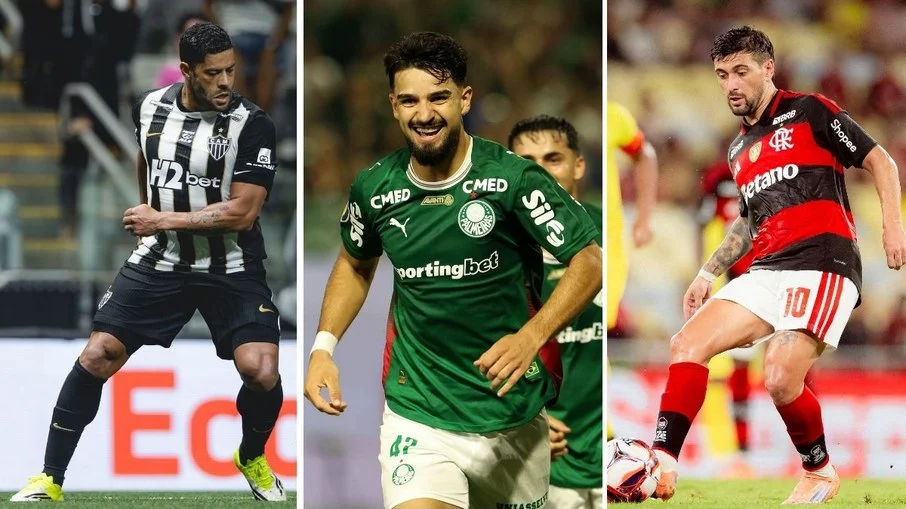 Hulk, arrascaeta e flaco lópez: craques em campo para as