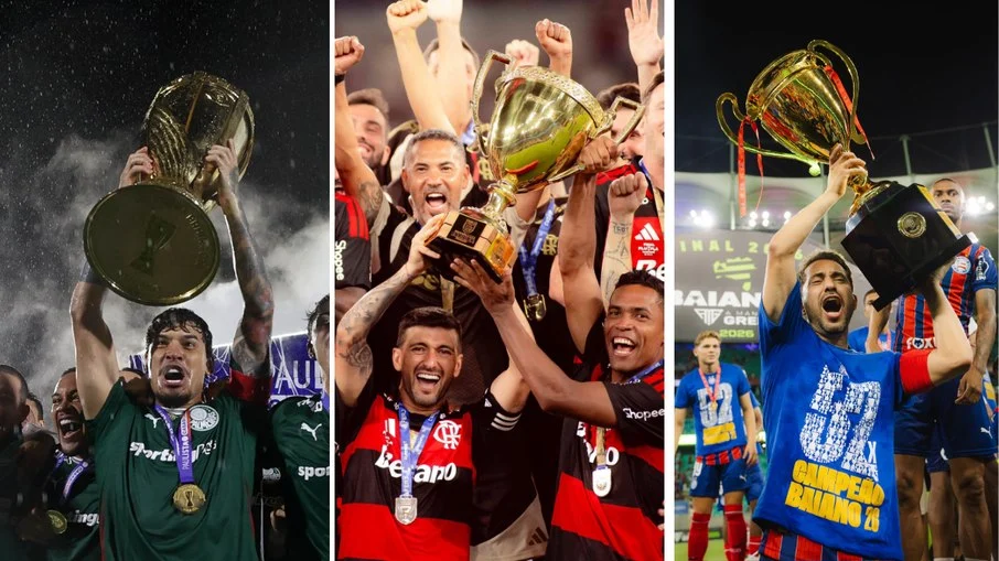 Campeões estaduais 2026: palmeiras dispara na liderança das odds do