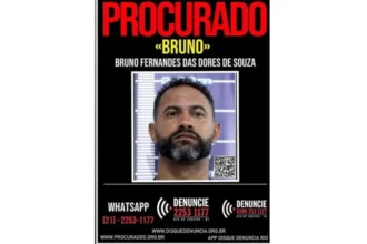 Goleiro bruno é procurado pela justiça do rio: rosto estampado