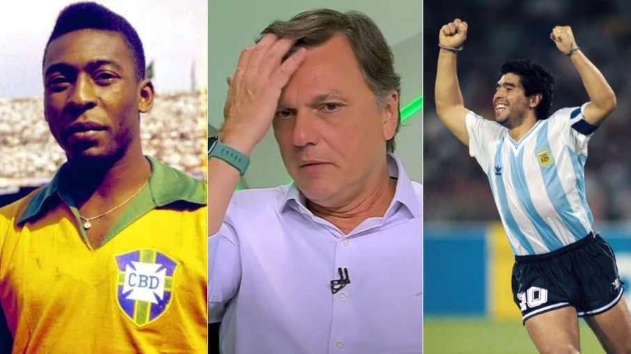 Mauro cezar polemiza: maradona é maior ídolo que pelé? Jornalista