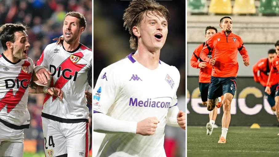 Conference league: rayo vallecano e fiorentina favorecidos, crystal palace ameaçado