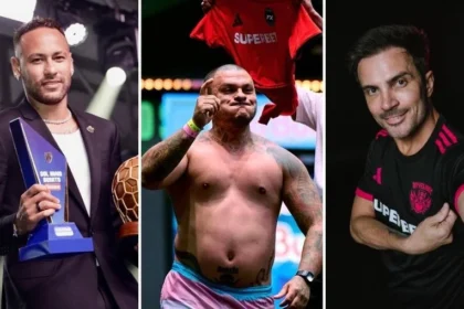 Kings league brasil: neymar, toguro e falcão brilham como presidentes