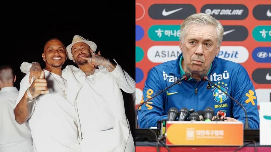 Ancelotti desabafa sobre ‘amigos’ de neymar e explica escolhas na