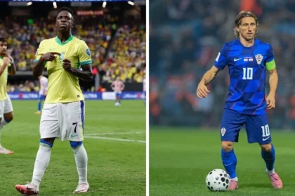 Brasil x croácia: vini jr. , modric e matanovic entre os