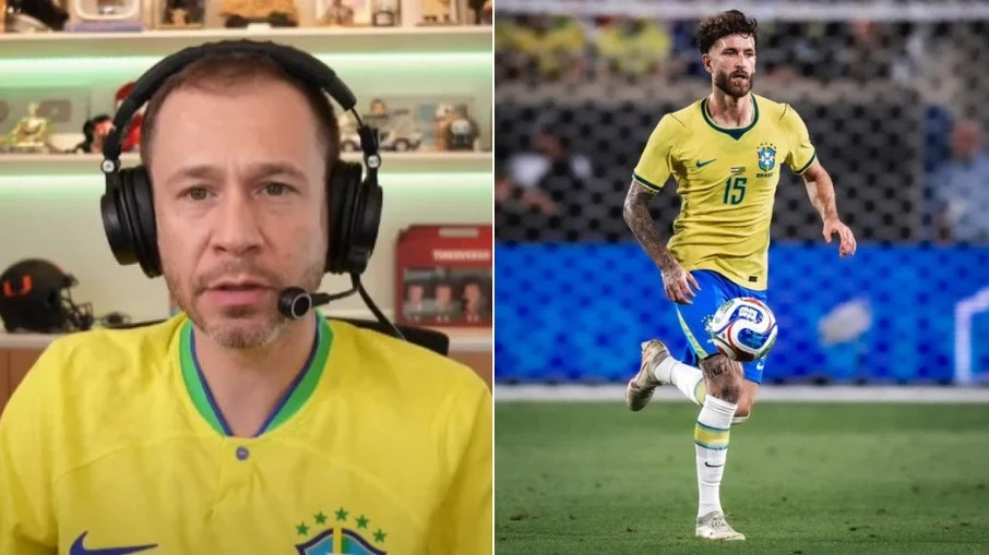 Tiago leifert bate de frente com léo pereira e dispara