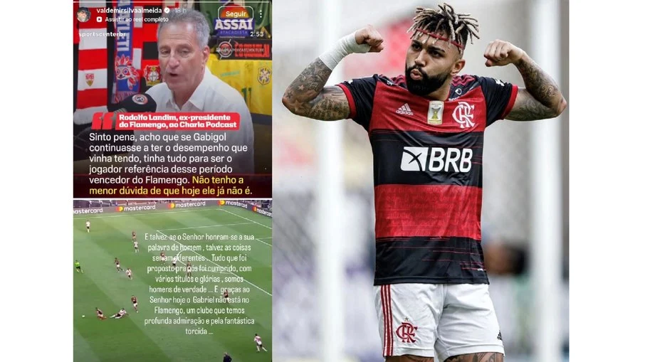 Pai de gabigol culpabiliza rodolfo landim por impasse na saída