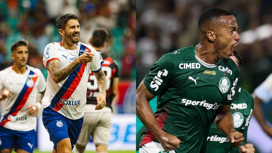 Bahia x palmeiras: confronto direto pelo topo do brasileirão na
