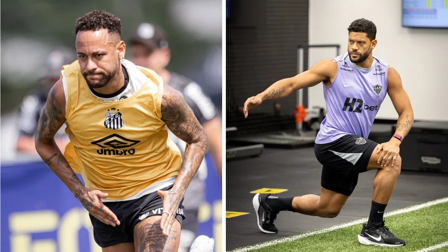 Santos x atlético mg hoje (11): neymar e hulk duelam na
