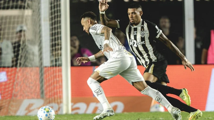 Neymar joga 90 minutos pelo santos, mostra fôlego e renova