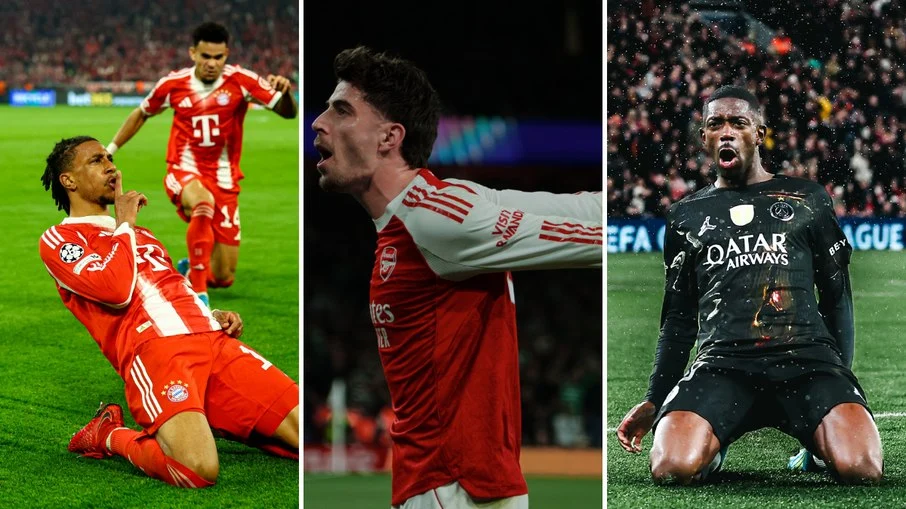 Champions league: bayern de munique e arsenal lideram favoritismo, atlético
