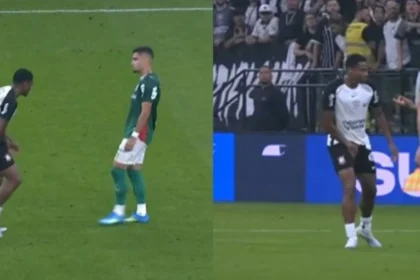 Stjd pune andré do corinthians por gesto obsceno contra o