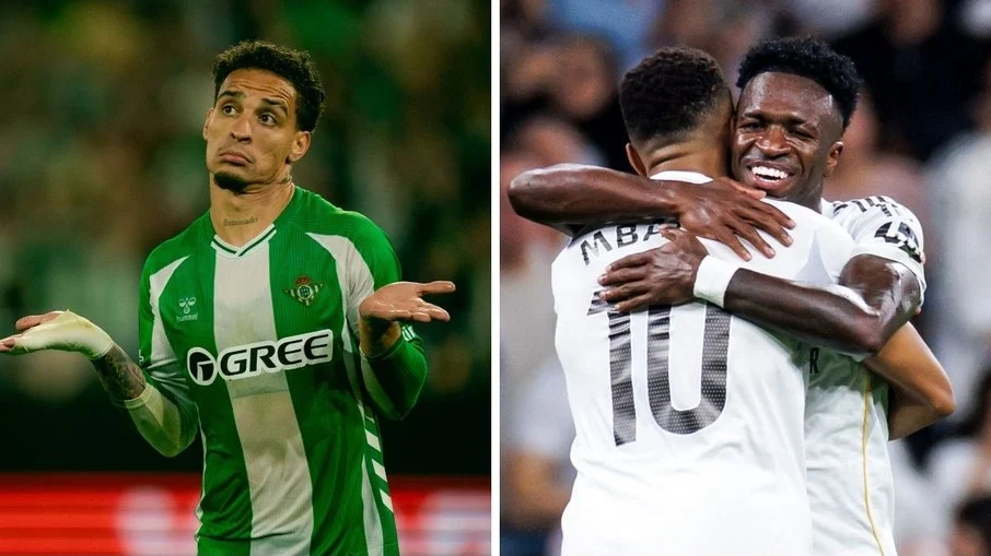 Betis x real madrid: antony e vini jr. Em destaque;