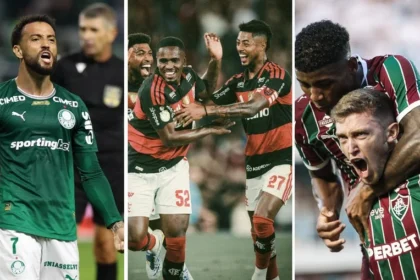 Brasileirão: palmeiras e flamengo defendem liderança fora de casa na