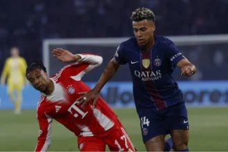 Champions 2026/26: psg e bayern fazem jogo de 9 gols