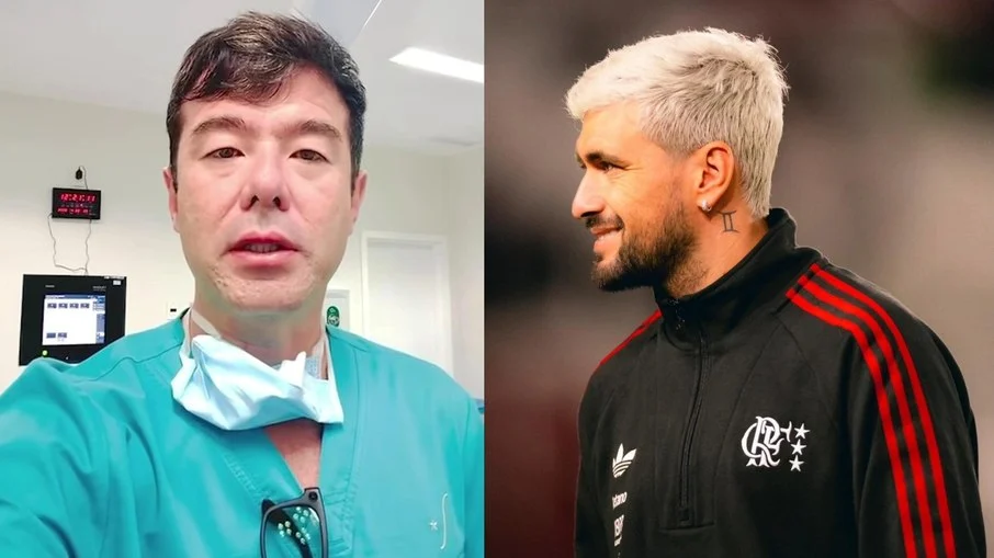 Arrascaeta operado após fratura na clavícula: médico do flamengo detalha