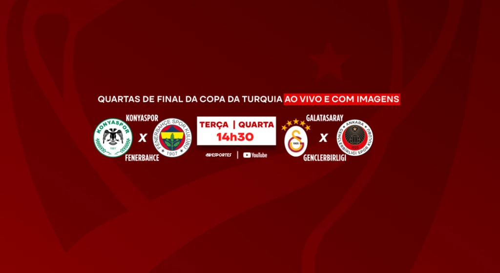 Copa da turquia: jovem pan transmite fases decisivas com exclusividade