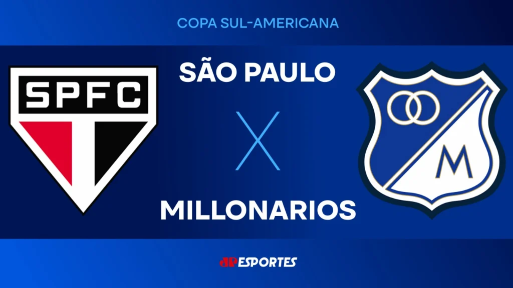 São paulo x millonarios na sul americana: onde assistir ao vivo