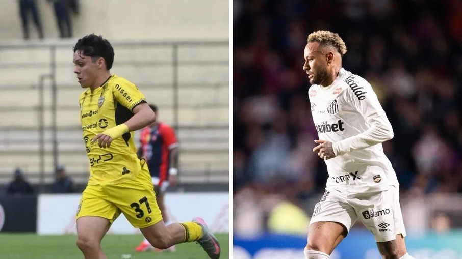 Neymar em campo: santos, pressionado por crise e polêmica, enfrenta